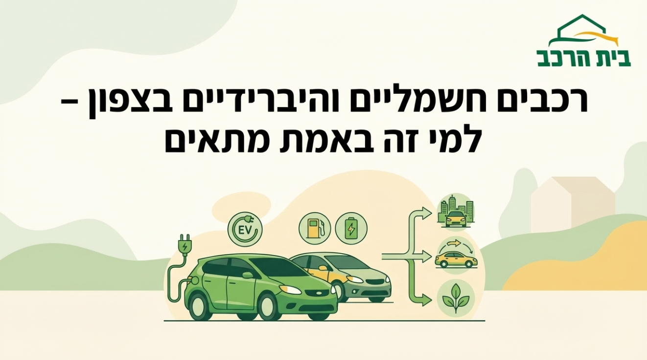רכבים חשמליים הבירדיים בצפון - למי זה מתאים